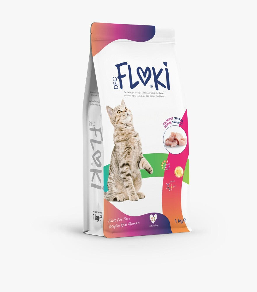 Floki Gurme Tavuklu Yetişkin Kedi Maması 15 KG | SRC: Barcode: 8680542873649